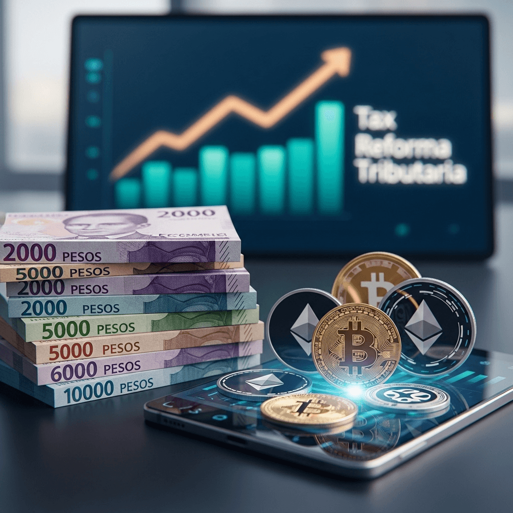 Colombia propone impuestos para el comercio de criptomonedas