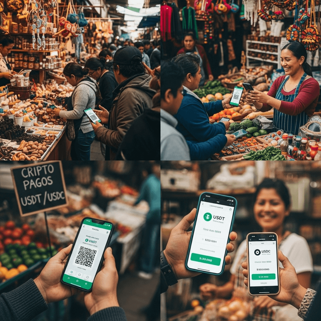 Stablecoins alcanzan el 36% de compras cripto en Mexico