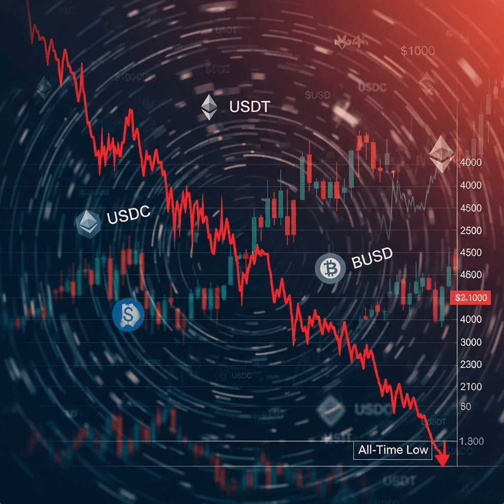 Caida Historica de Stablecoins Afecta Liquidez en Exchanges Cripto