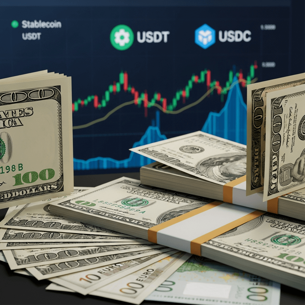 Tether y Circle emiten $20 mil millones en stablecoins tras crisis