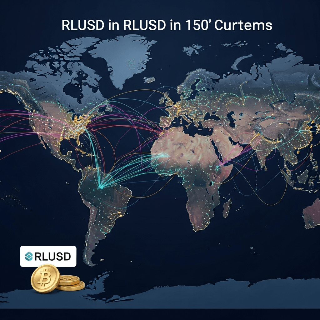 Ripple expande RLUSD a 150 paises mediante Transak
