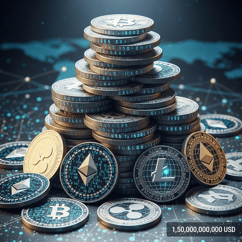 Las stablecoins superan 1.5 billones de dolares en mercado