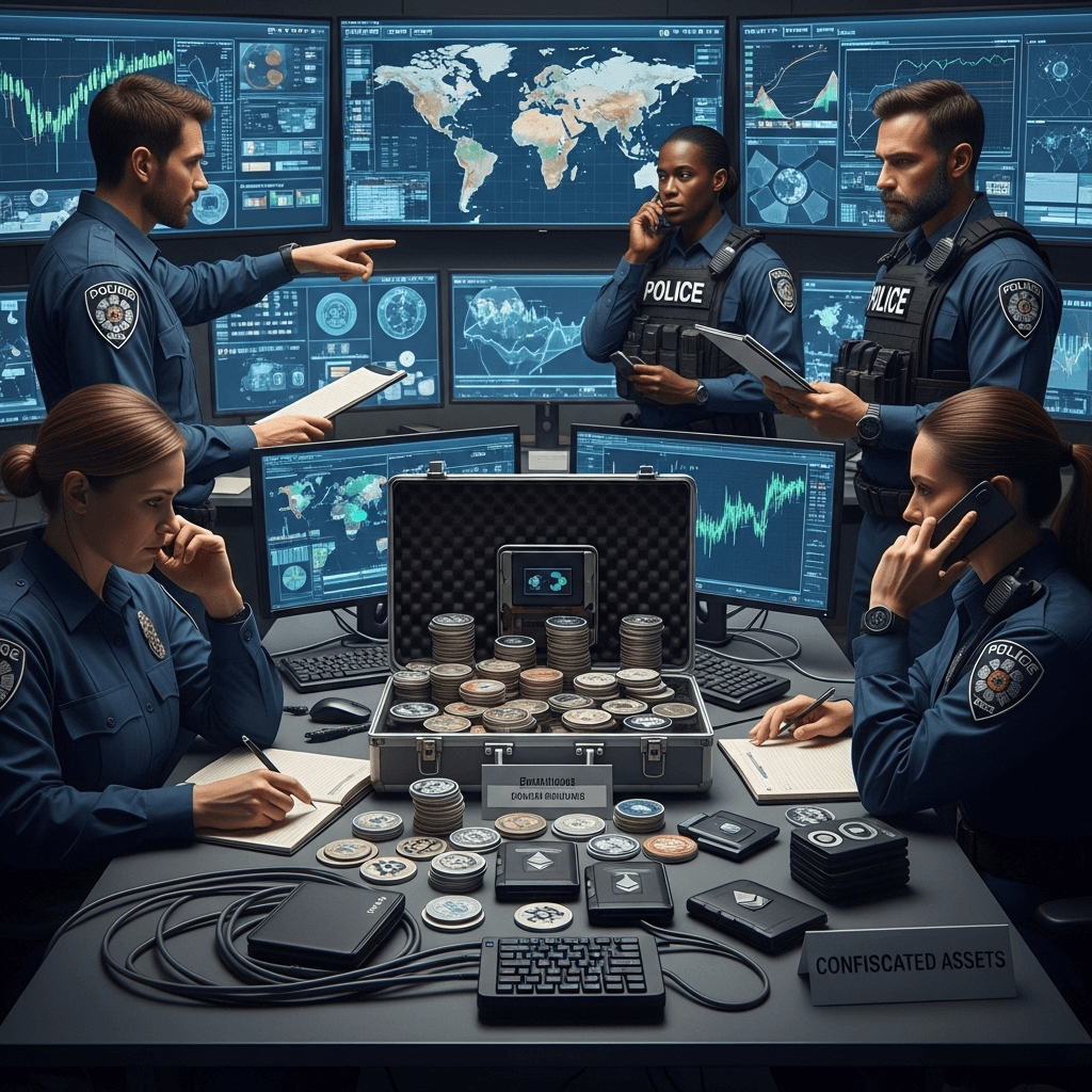 Interpol Incauta $439 Millones en Criptomonedas en Operacion Global