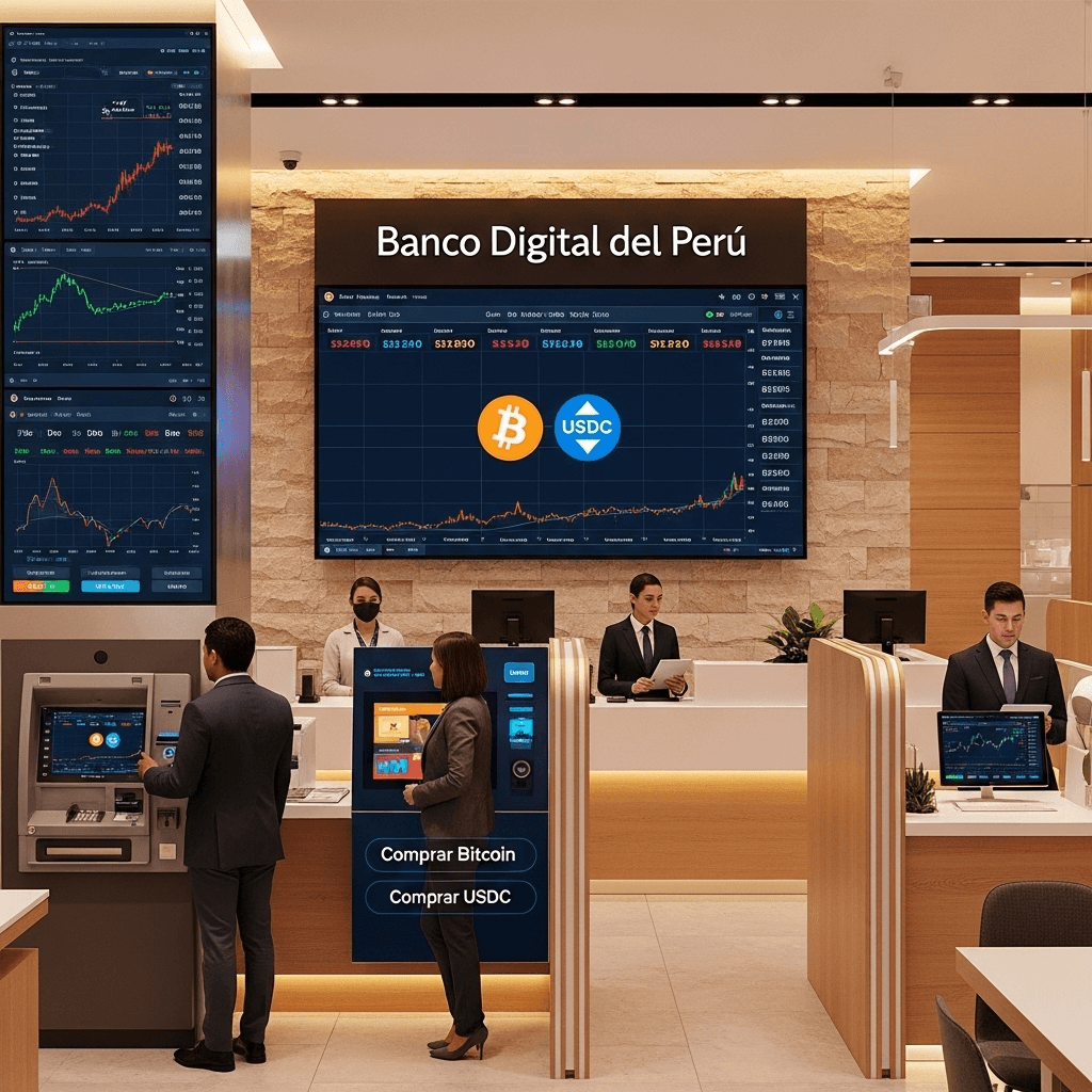BCP, primer banco en Peru en ofrecer Bitcoin y USDC