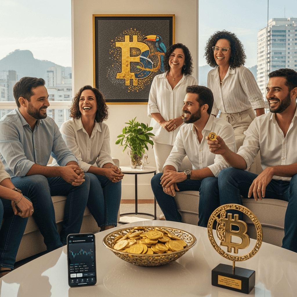 Inversores Brasileños en Cripto superan riqueza promedio de tradicionales