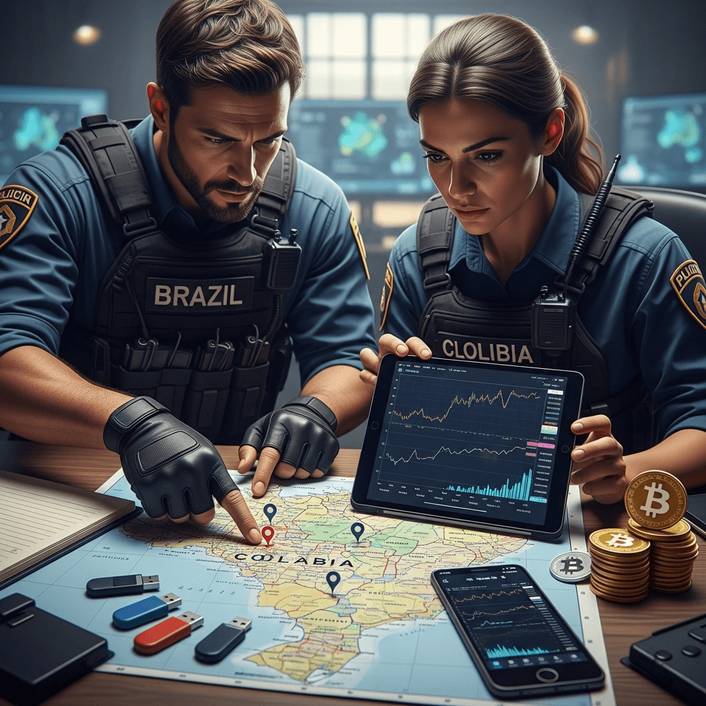 Desmantelan red criminal en Brasil que lavaba dinero con criptomonedas