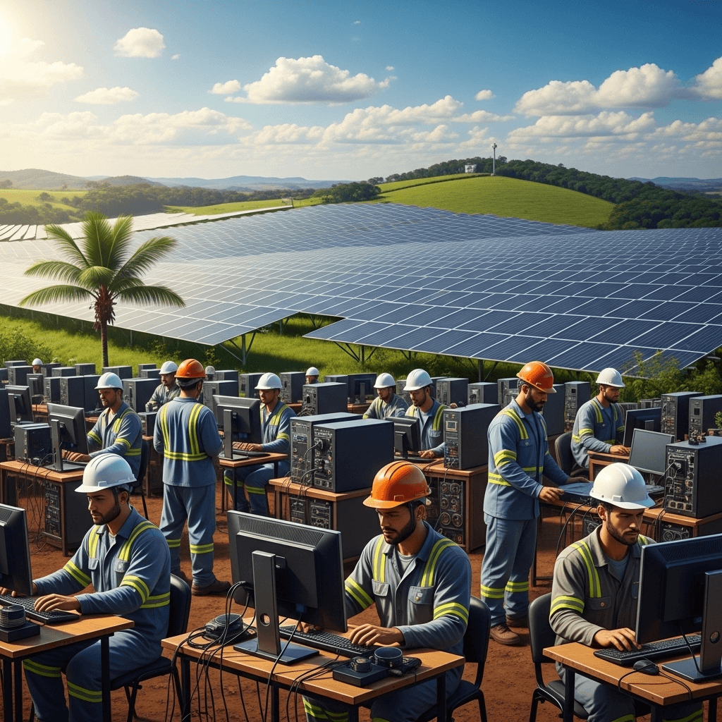Empresa brasileña de energía solar ingresa al mundo cripto