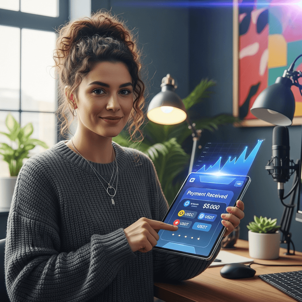 Visa impulsa pagos en stablecoin para freelancers en America