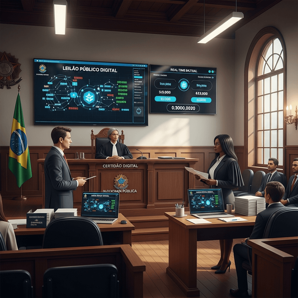 Brasil Implementa Primera Subasta Pública Usando Blockchain en 2025