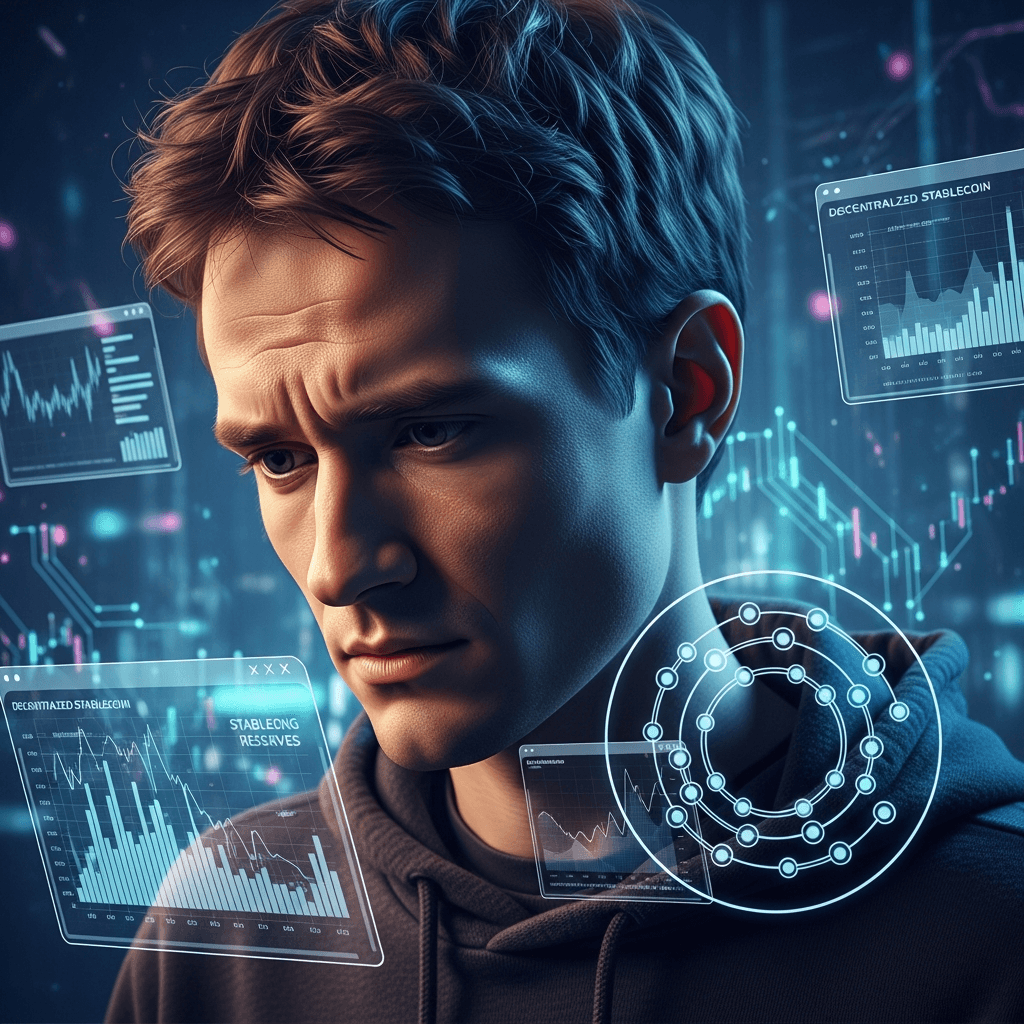 Buterin Advierte Sobre Vulnerabilidades de Stablecoins Descentralizadas en Cripto