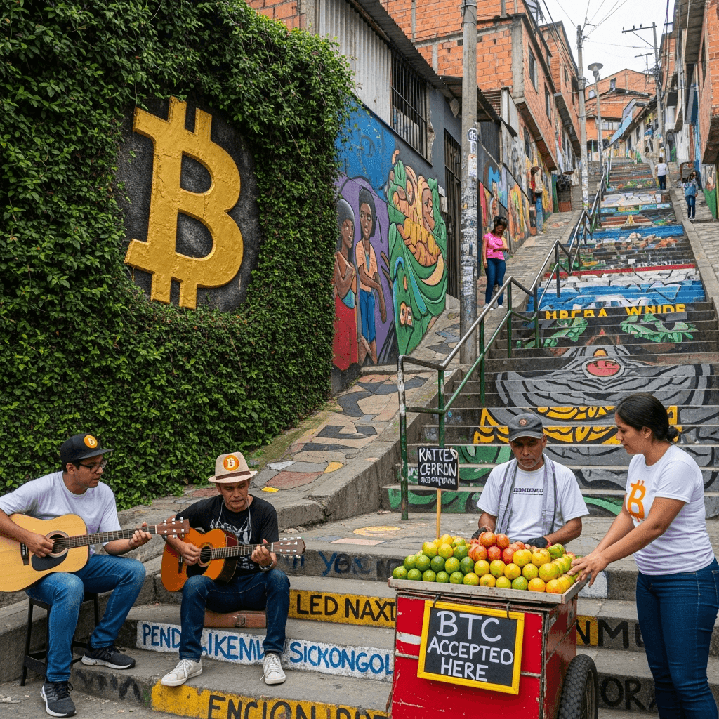 Bitcoin transforma la Comuna 13 en Medellín con educación financiera