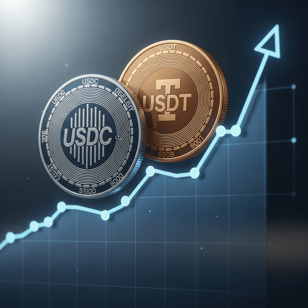USDC lidera transacciones en LATAM, superando a USDT en febrero