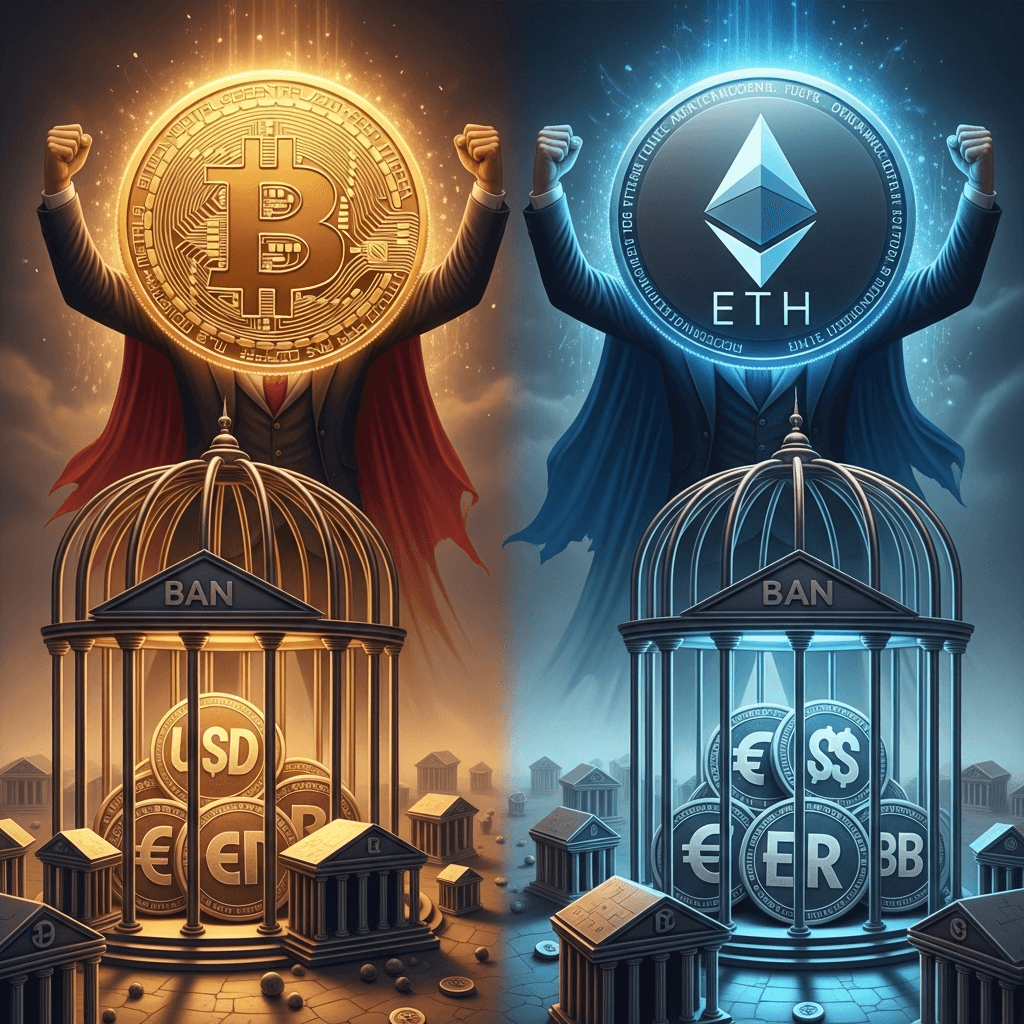 Criptomonedas: BTC y ETH avanzan, pero stablecoins enfrentan barreras