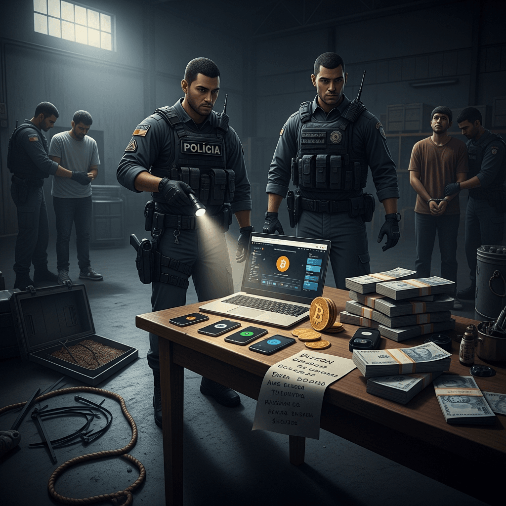 Desmantelan red criminal que secuestraba holders de Bitcoin en Brasil
