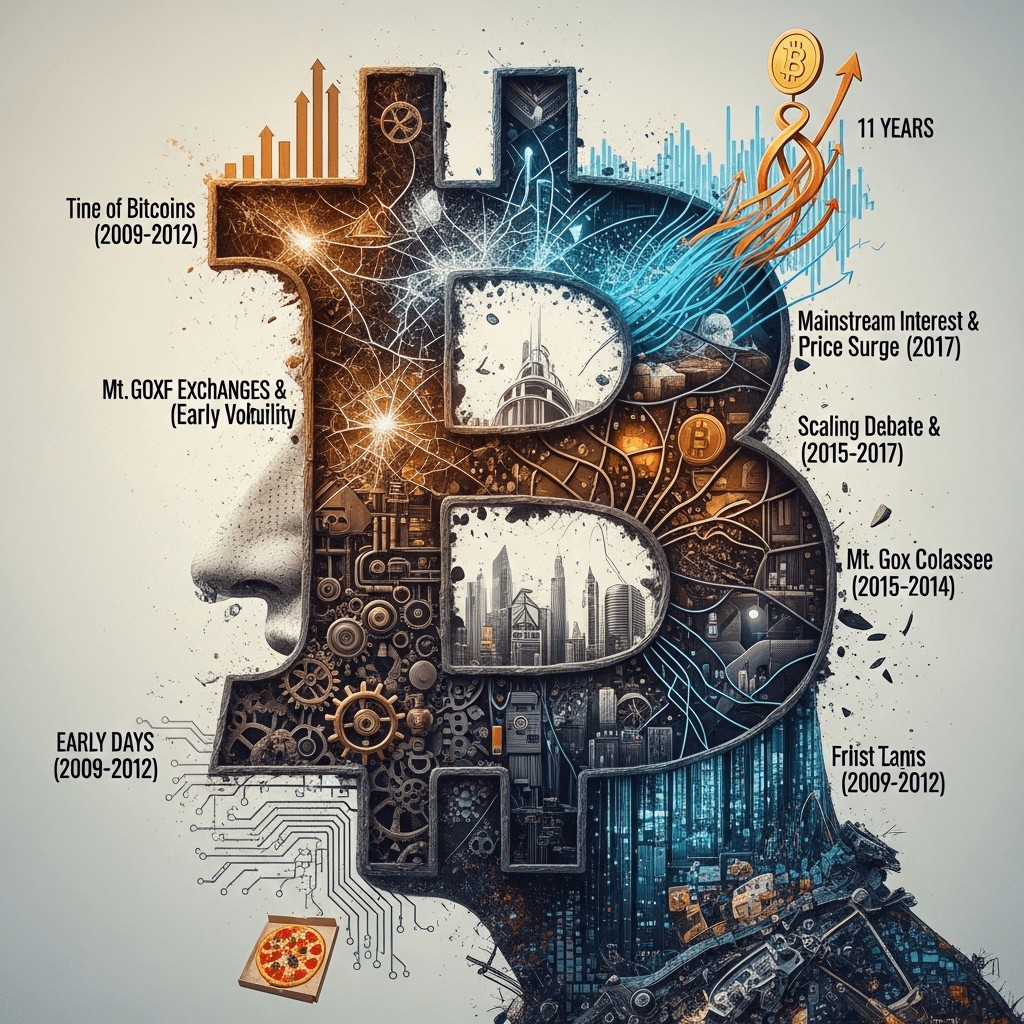 Impacto y evolución del Bitcoin en 11 años de historia