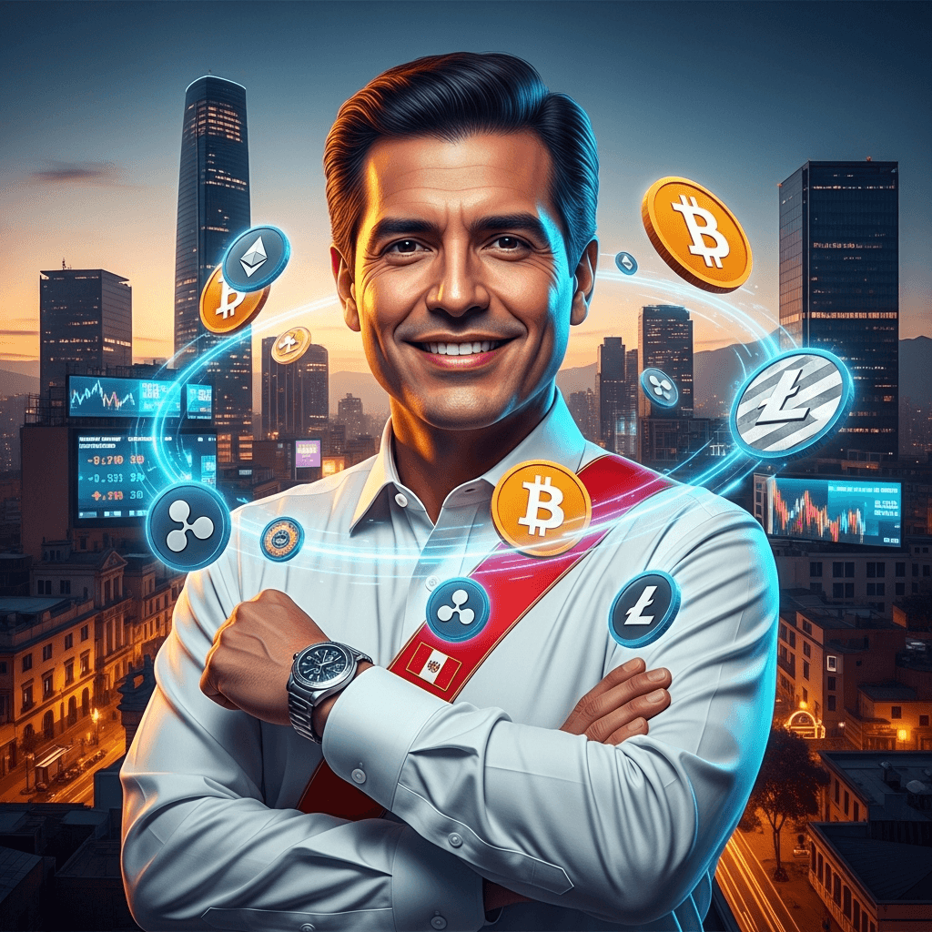 Candidato peruano promueve criptomoneda respaldada por oro en elecciones