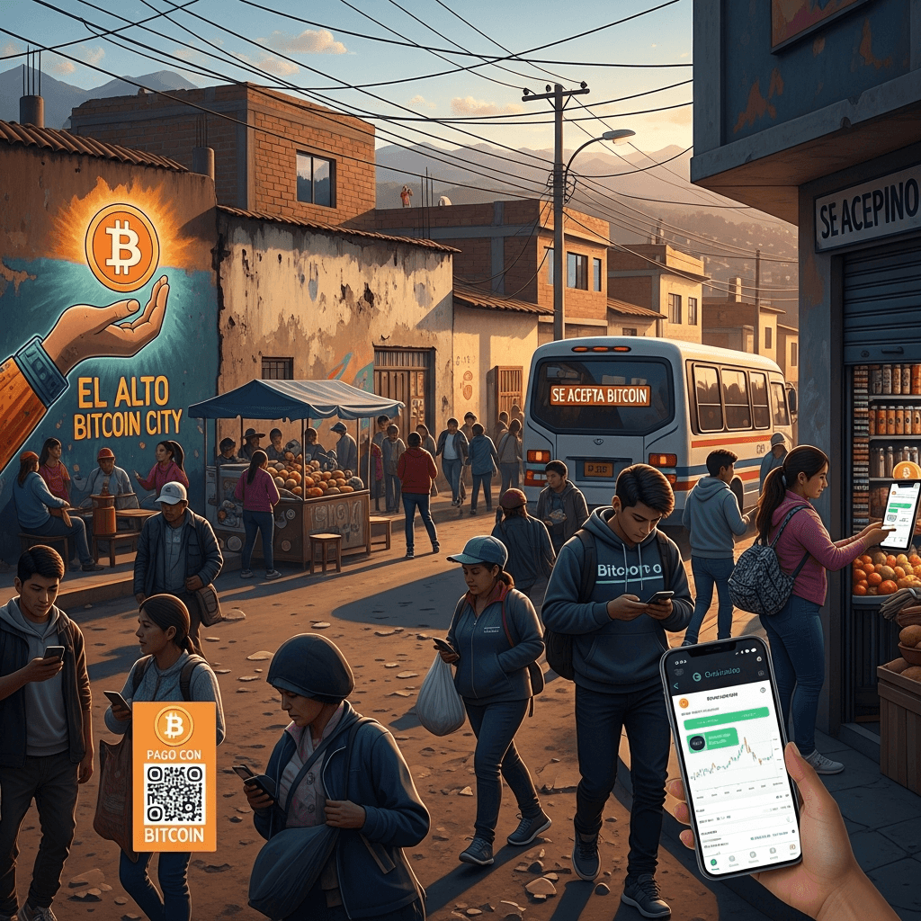 Bitcoin gana popularidad en El Alto, Bolivia, aceptado en ferias