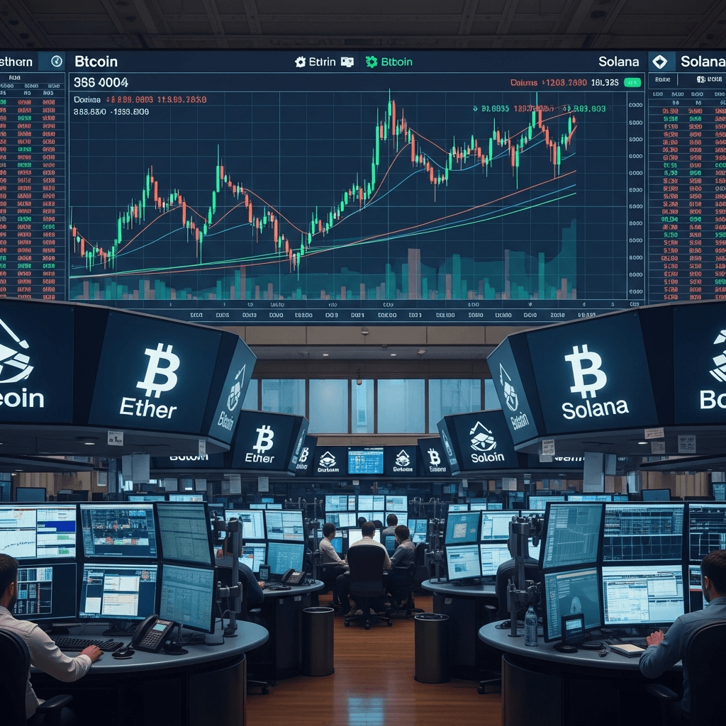 B3 Lanza Opciones sobre Futuros de Bitcoin, Ether y Solana