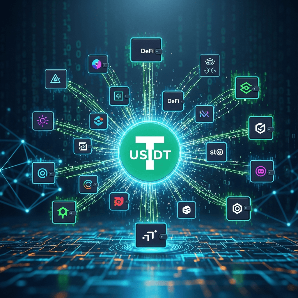 Tether impulsa adopcion de USDT con millones de nuevas billeteras
