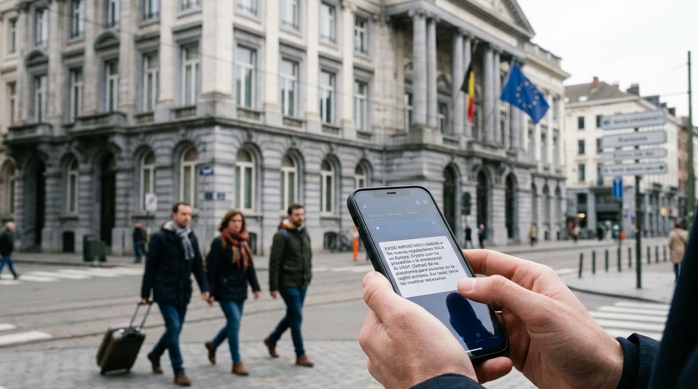 Crypto.com elimina USDT de Europa por las nuevas reglas MiCA