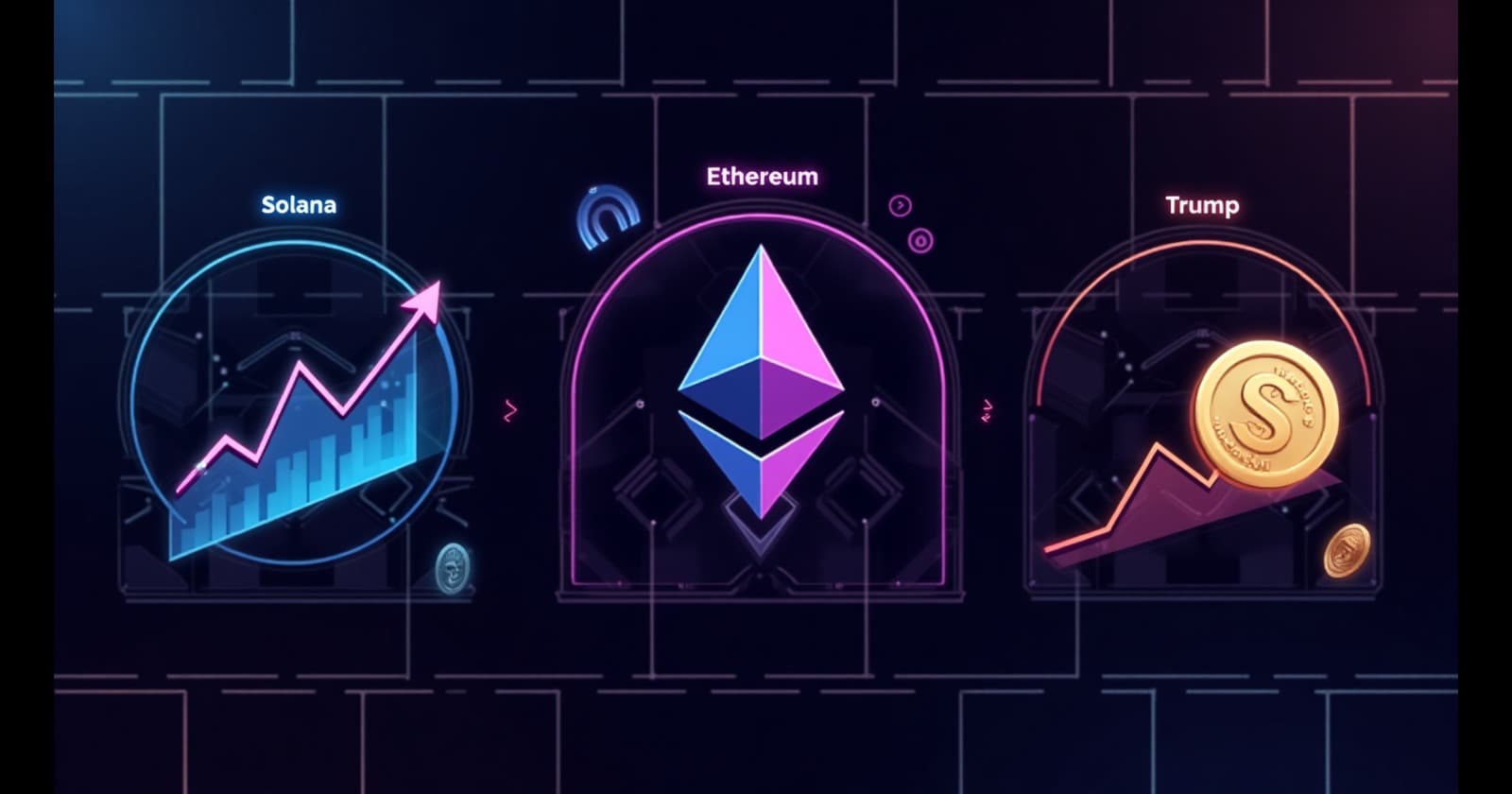 Ethereum, Solana y Trump Coin: qué esperar del mercado esta semana