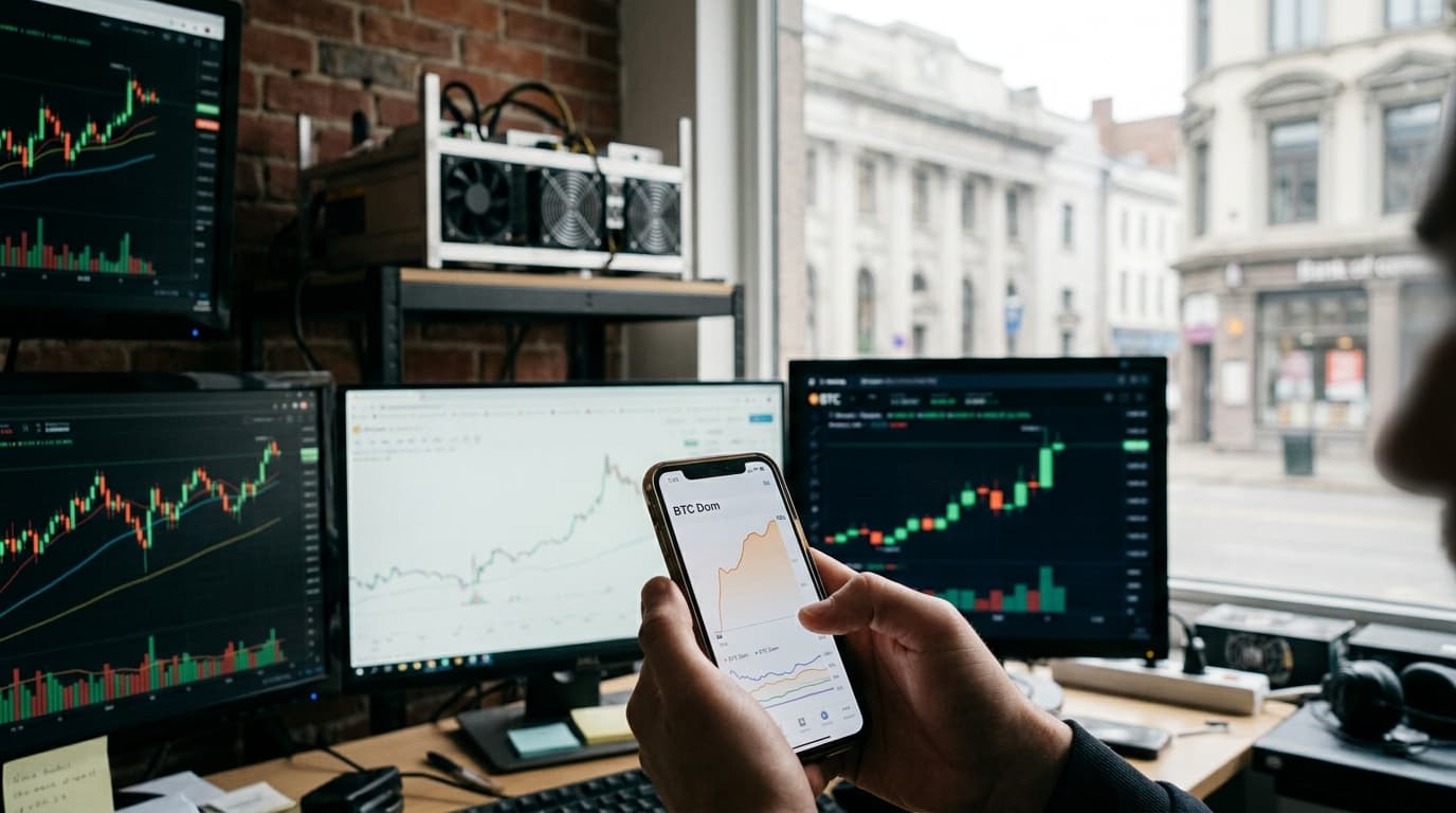 La dominancia de Bitcoin trepa al 59% y los altcoins quedan rezagados